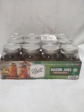 Case of 12 Ball 12Pnt Mason Jars