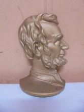 Vintage Cast Iron Abraham Lincoln Door Stop