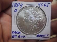 1884 O Mint Morgan Silver Dollar