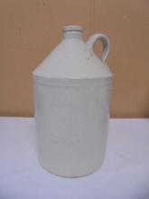 Antique White Crock Jug