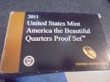 2011 US Mint America The Beautiful Quarters Proof Set