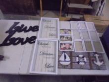 Large Group of Assorted Wall Décor & Picture Frames