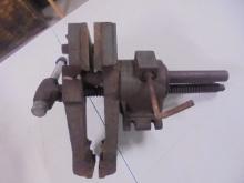 Vintage Sheldon Wood Working Rotating Bench Vise