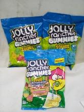 Qty 2 Jolly Rancher Gummies Sours/ Qty 1 Jolly Rancher Gummies Sour Lemonade