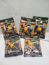 Qty 5 Halo Mega Construx Collector Figures