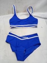 2pc Swim Suit Size Small Adjustable Straps