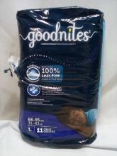 Goodnites Nighttime Underwear 68-95lbs Size Large 11ct