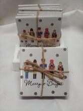 Qty 3 Coaster Sets of 4