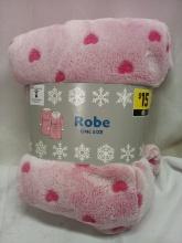 Single One Size Plush Robe