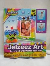 Creative Kids Jelzeez Art Layer and Grow Water Bead Art Kit for Ages 6+
