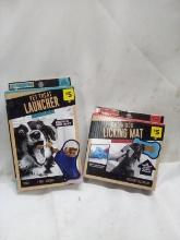 2Pc Premier Finds Pet Lot- (1) Treat Launcher, (1) Licking Mat