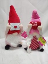 Pair of Weighted 14” Plush Decor