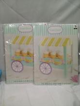 Qty 2 Treat Stand 11.5” x 14.5”