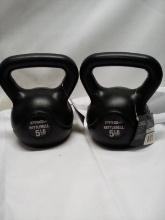Qty 2 Kettlebell 5lb