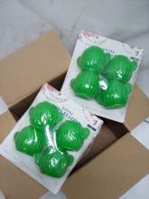 2 Packs of 4 Decorative Cactus Shot Glasses