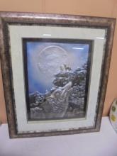 Beautiful 3D Wolf Framed Wall Art