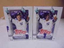 (2)2025 84 Card Boxes of Topps Series One Baseball Cards