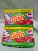 Qty 2 Gain Spring Daydream Dryer Sheets 105ct