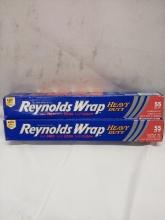 Qty 2 Reynolds Wrap Heavy Duty 55 Sq Ft Aluminum Foil