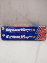 Qty 2 Reynolds Wrap Heavy Duty 55 Sq Ft Aluminum Foil