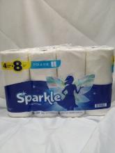 Sparkle Paper Towels 4 Double Rolls