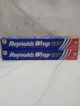 Qty 2 Reynolds Wrap Heavy Duty 55 Sq Ft Aluminum Foil