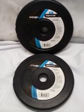 Qty 2- 5lb Weight Plates