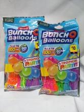 Qty 2 Bunch O Balloons Tropical Party 100+ct