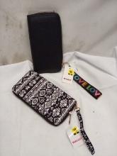 Pair of Assorted Print Wrislet Size Wallets