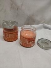 Pair of 8oz Club92 Dual Wick Candles- Salted Caramel