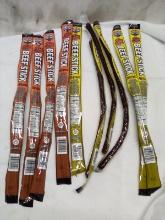 Qty 10 Beef Sticks- Qty 6 Teriyaki Qty 4 Original