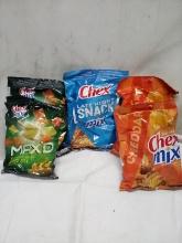 Qty 5 Chex Mix- Spicy Dill, Cheddar Original Snack Mix
