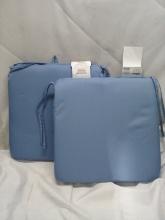 Qty 2 Seat Cushions for Outdoor Use 16” x 16”