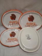 Qty 4- 10ct Paper Plates 12” x 10”
