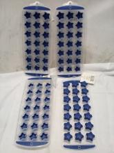Qty 4 Star Ice Cube Tray