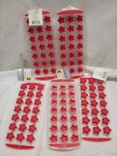 Qty 5 Star Ice Cube Tray