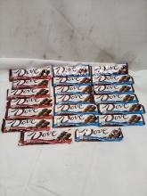 20Pc Assorted Dove Chocolate Bar Lot- (7) Dark, (13) Milk