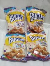 Lot of 4 Bugles 3oz Snack Bags- Cinnamon Toast Crunch