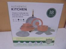 Authentic Kitchen 18pc Cookware Set