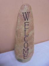 Pottery Welcome Rock