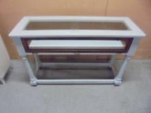Solid Wood Painted Display Enrtyway/Sofa Table