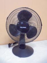 Pelonis 3 Speed/12in Oscillating Table Fan