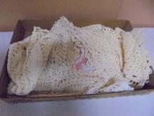 Large Group of Assorted Lace Dollies