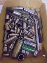 Large Group of Assorted Sockets & Ratchets