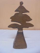 Cast Iron Pine Tree Hand Bell