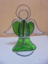 Beautiful Stained Leaded Glass Angel