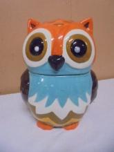 Beautiful Ceramic Owl Cookie Jar