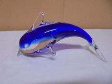 Beautiful Art Glass Dolphin