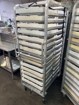 Custom Aluminum Bakery/Food Racks on Casters