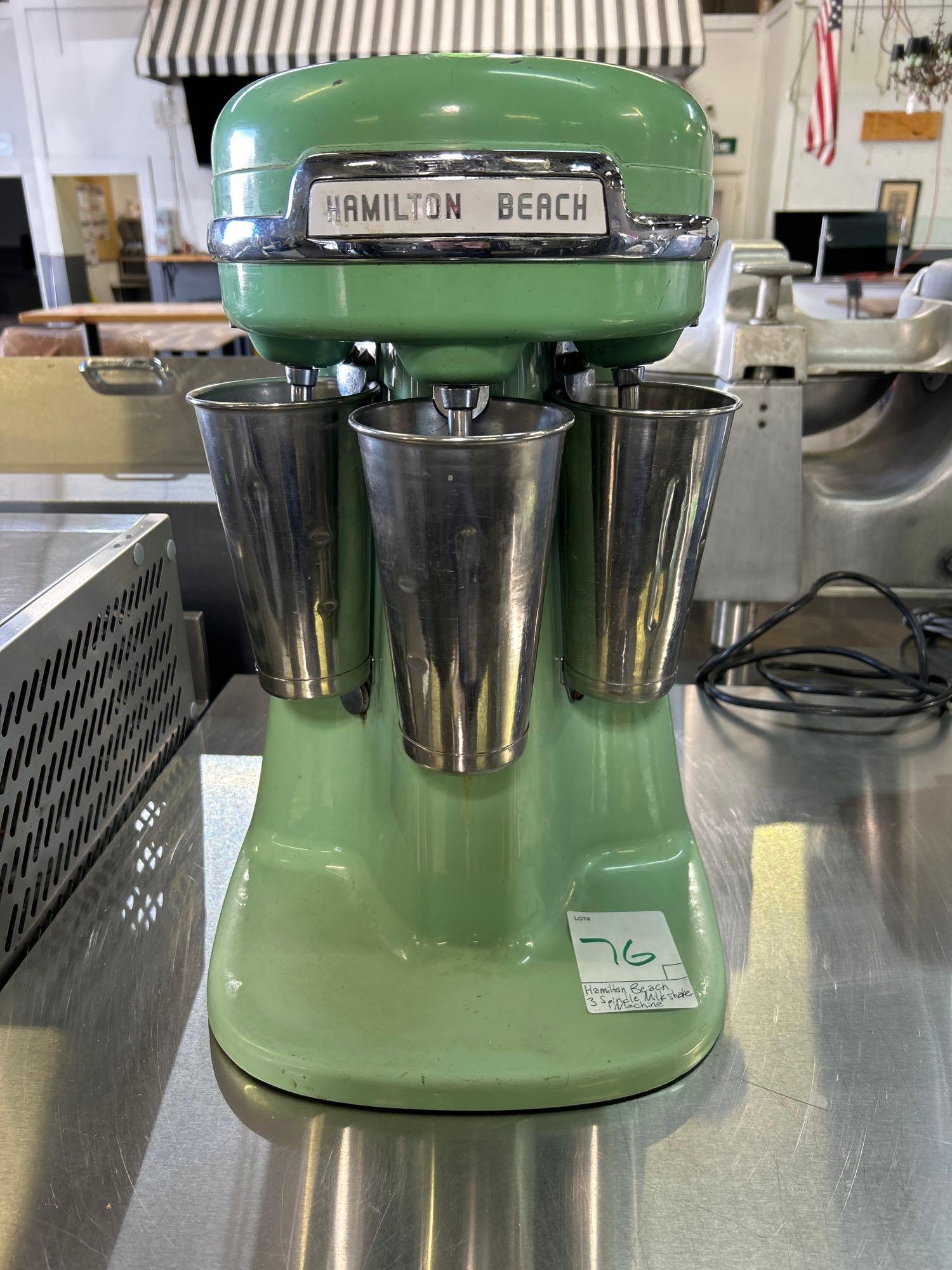 Hamilton Beach 3 Spindle Milkshake Machine